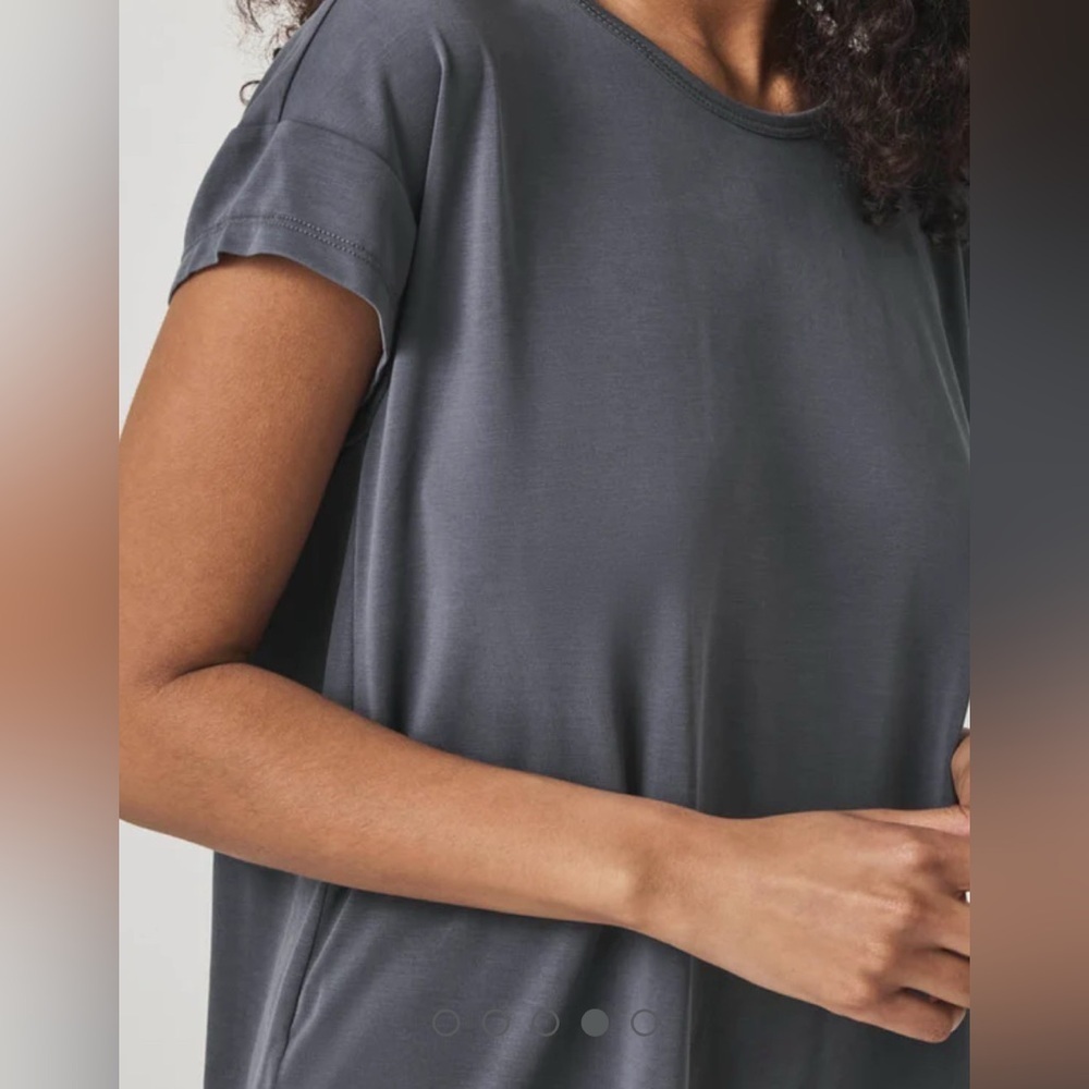 Splendid Giada Sandwash Tee Ink XS - Picture 2 of 7